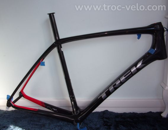 Kit cadre Trek Domane SL carbone NEUF T. 58 -60% - freins patins - 8