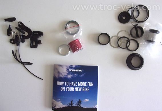Kit cadre Trek Domane SL carbone NEUF T. 58 -60% - freins patins - 10