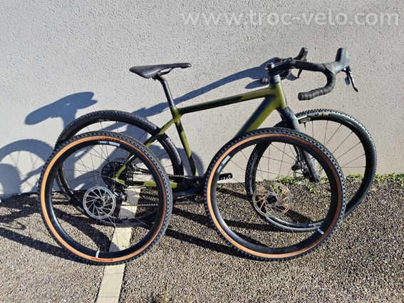 Vélo gravel ROSE utilisé pour le cx