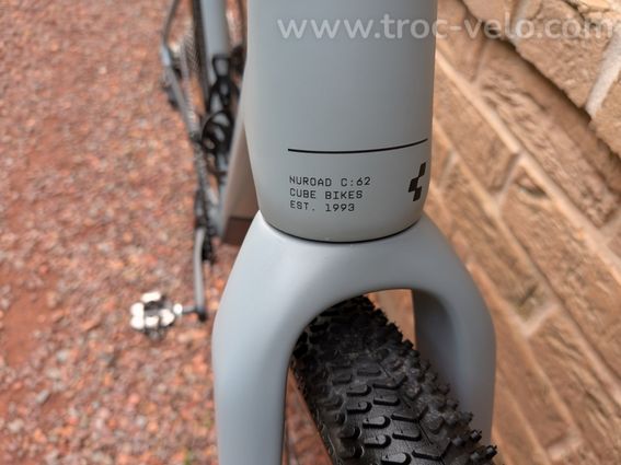 Cube Nuroad C:62 PRO Carbone + Roues Newmen Carbone (Taille S - Comme neuf) - 6