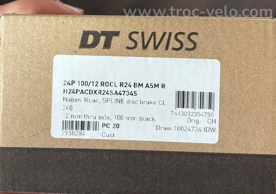 Moyen DT swiss 240 avant  - 2