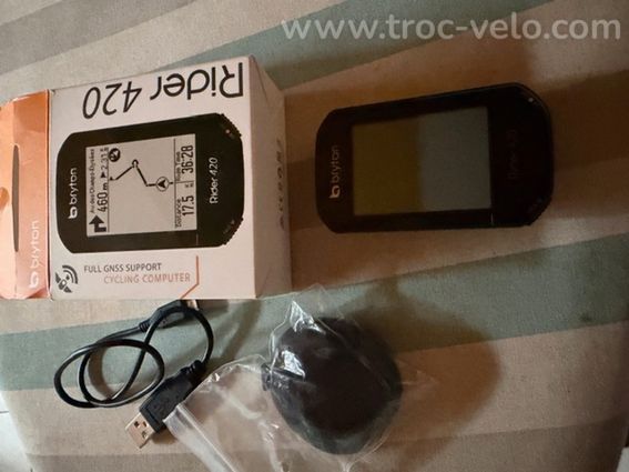Compteur vélo gps bryton rider 420 - 2