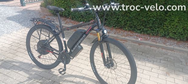 NEUF: VTT électrique rapide 1000W 48V grande roue 29"  - 2