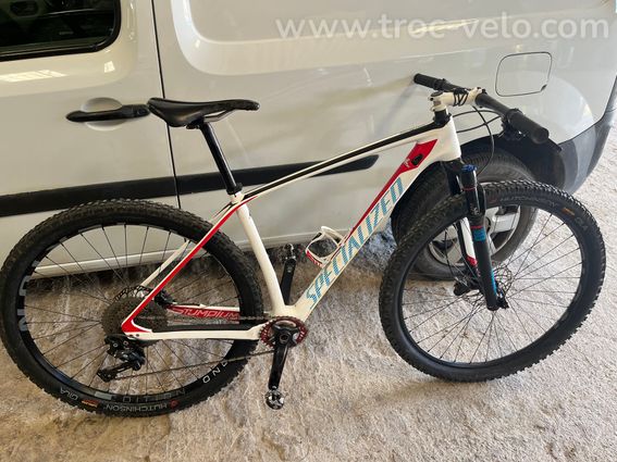 Specialized Stumpjumper Hardtail Comp Carbon 29 White/Red/Black/ Cyan - 3
