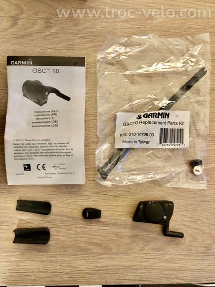 Capteurs Vélo Garmin - Lot De 2 : Vitesse Et Cadence - Compatible ANT+ Et Bluetooth