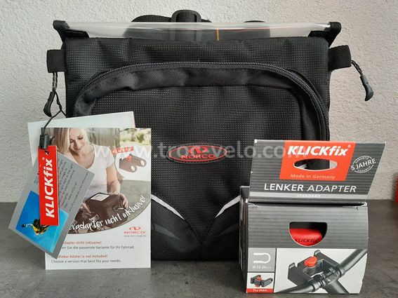HandleHaven™ | Sacoche guidon vélo compacte et étanche pour un rangeme