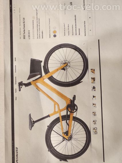 Vélo électrique haut de gamme, livraison gratuite possible neuf Specialized turbo como sl 5.0
