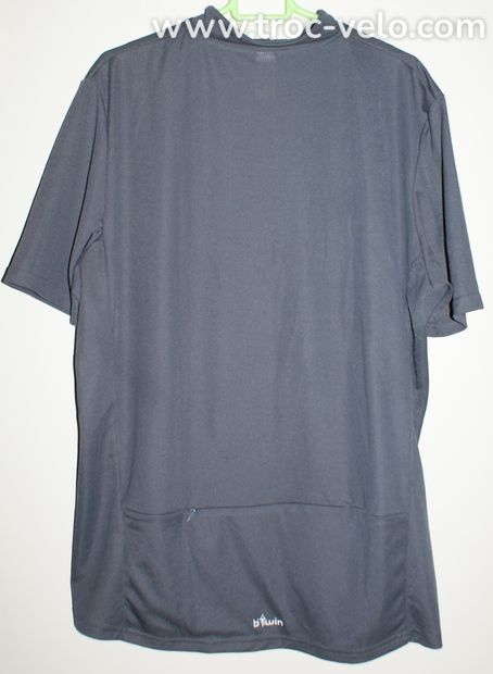 Maillot vélo été manches courtes - homme - gris - xxl - marque "BITWIN" - 2