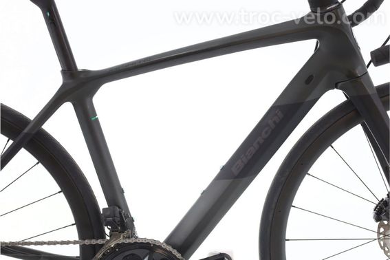 Produit Reconditionne    Bianchi Infinito Di2 12v    Gris   Velo De Route   Tres Bon Etat - 2