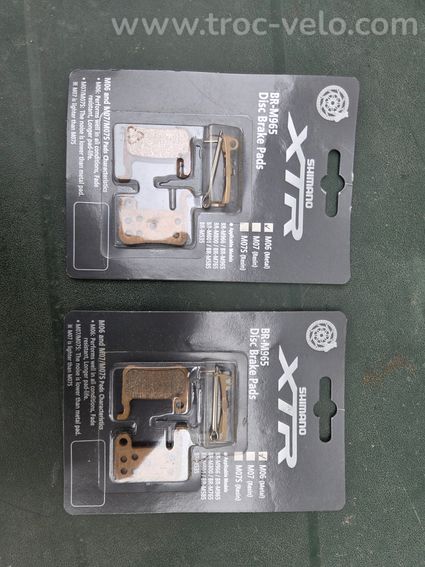 Plaquettes freins vtt shimano xtr m06