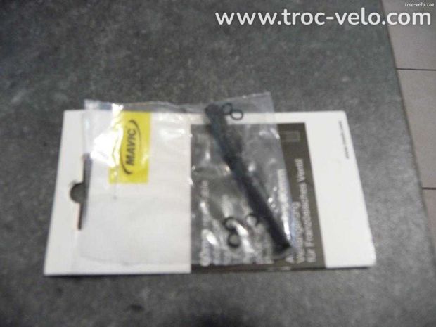 Prolongateur de valve mavic presta 60mm noir - 1