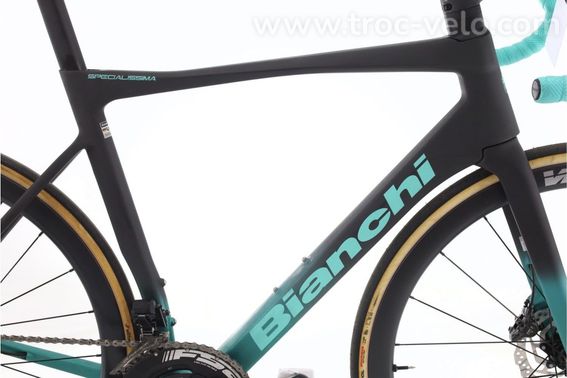 Produit Reconditionne    Bianchi Specialissima Di2 12v    Noir   Velo De Route   Tres Bon Etat - 2