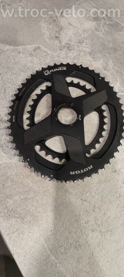 Paires de plateaux ovales Rotor Q-Rings 52/36 Direct Mount Aéro
