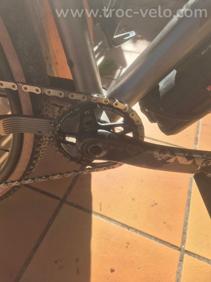 Monster Gravel Titane - ROBERT Frameworks RM1 - Taille L - SRAM AXS Mullet - 4