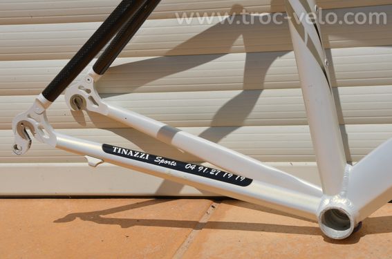 Cadre et fourche de vélo de course vintage Ciocc Pryde Carbon aluminium, Dedacciai 7005  - 7