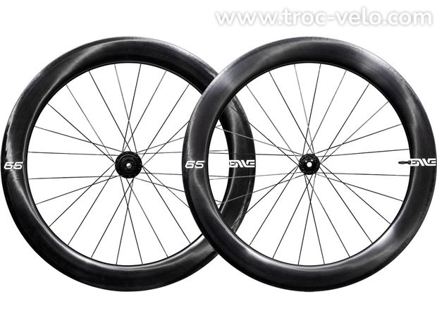 Roues carbone route Enve Foundation 65mm disques tubeless 2024 - 1