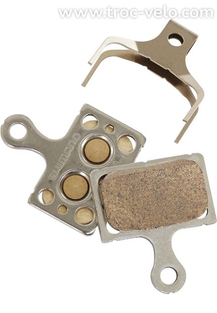 Plaquettes de frein à Disque SHIMANO Métallique K04S-MX  - 1