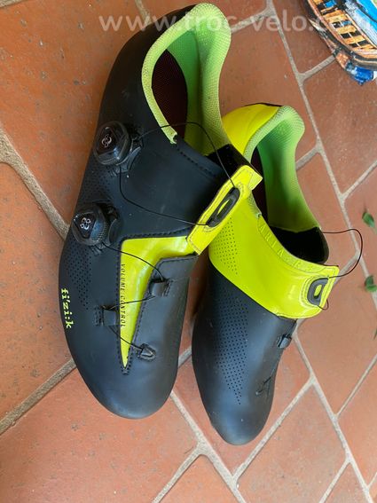 Chaussure vélo route Fizik Aria R3 taille 46 jaune noir - 2