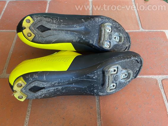 Chaussure vélo route Fizik Aria R3 taille 46 jaune noir - 3