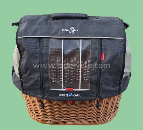 Housse Pluie Sucritude Pour Panier Vélo – Oxford 46x32x20 Cm, Bandes Réfléchissantes, élastique, Compatible Moto