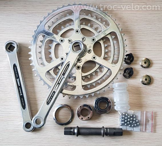 ensemble pedalier triple TA SPECIALITES boiter de pedalier vélo RANDONNEUSE