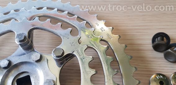 ensemble pedalier triple TA SPECIALITES boiter de pedalier vélo RANDONNEUSE - 7