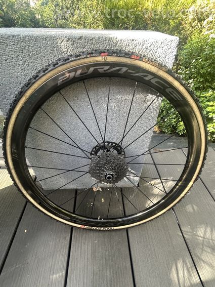 Roues boyaux Cyclocross Shimano Durace WH R9170  - 5