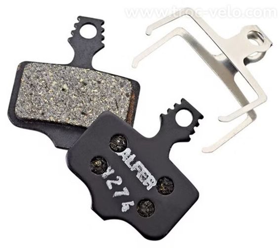 Sintered Disc Brake Pads For SRAM Avid Elixir 1-2-3-5-7-R-CR & DB Series – Gold Metallic 2-Piece Set