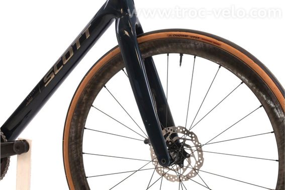 Produit Reconditionne Scott Addict 20 Di2 12v Bleu Velo De Route Tres Bon Etat - 5