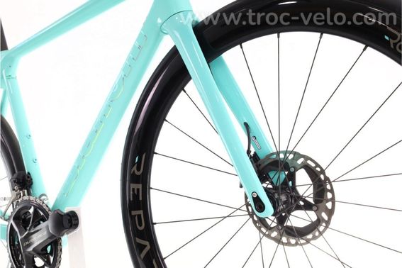 Produit Reconditionne    Bianchi Specialissima Di2 12v    Bleu   Velo De Route   Tres Bon Etat - 5