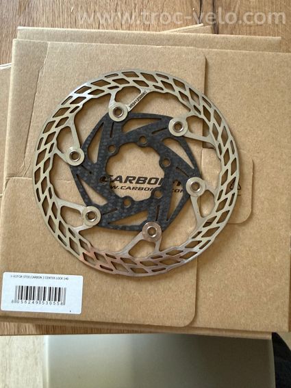 Jeu disc ti-carbon steel carbon 3 center lock  - 2