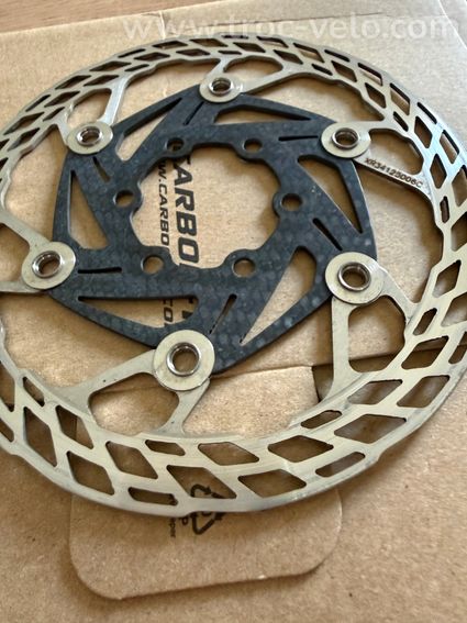 Jeu disc ti-carbon steel carbon 3 center lock  - 3