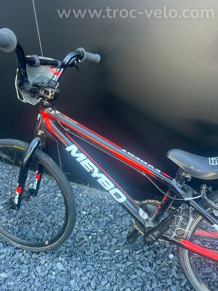 BMX race meybo taille expert noir et rouge  - 4