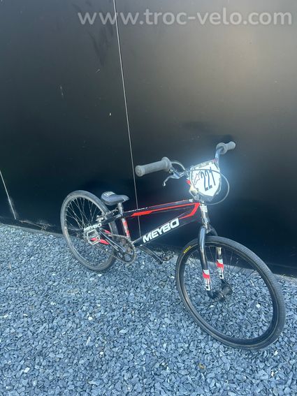 BMX race meybo taille expert noir et rouge  - 9
