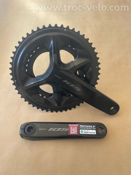 NEUF - Pédalier Shimano 105 12v 52 36 165 mm + capteur puissance