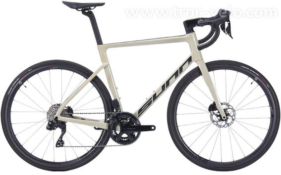 Vélo de route SUNN Asphalt S1 Carbon 105 DI2 Beige – Taille XXL – 2023