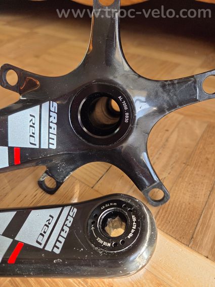 Pédalier SRAM RED carbon 170 mm. - 2