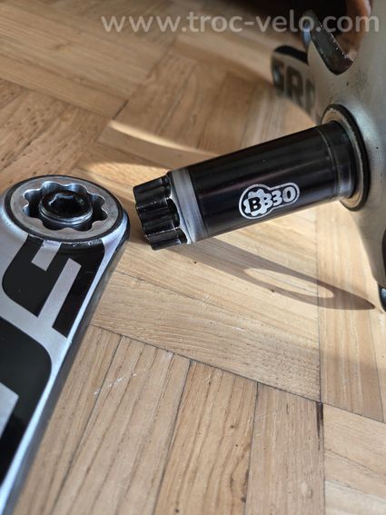 Pédalier SRAM RED carbon 170 mm. - 4