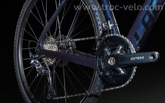 Vélo Gravel LAPIERRE Crosshill CF 5.0 Bleu Taille S - 2025 - 2
