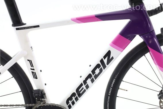 Produit Reconditionne Mendiz F12 Di2 12v Blanc Velo De Route Tres Bon Etat - 2