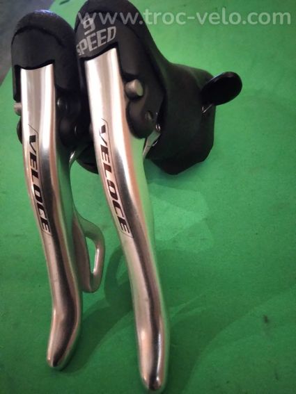 Manette CAMPAGNOLO Veloce 9v compatible 2 ou 3 Plateaux - 2