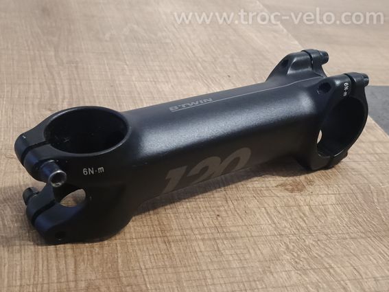 Potence alu B'twin 120mm 31,8mm - 3