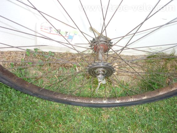 ROUE ARRIERE VINTAGE 2V - 2