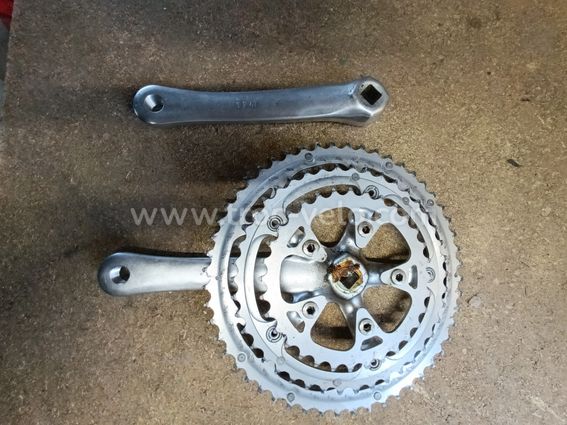 Pedalier campagnolo triple 52-42-30 centaur euclid vintage c à Nancy