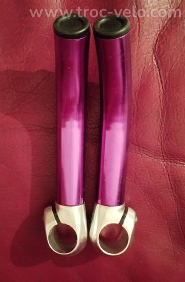 Bar End Purple vintage light (200gr) violet neufs  - 4