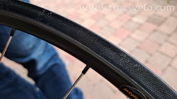 paire de roues carbone 24 mm pour pneu/chambre - 3