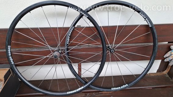 paire de roues carbone 24 mm pour pneu/chambre - 5