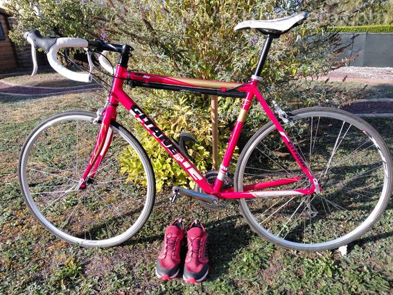 VELO ROUTE GITANE+CHAUSSURES - 2