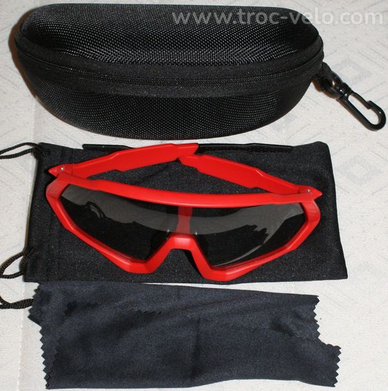 Lunettes de sport - "ELAX" - TU - rouge - 3