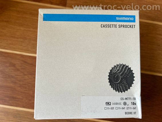 Cassette Deore XT CS-M771 10V 10-36 - neuve - 2